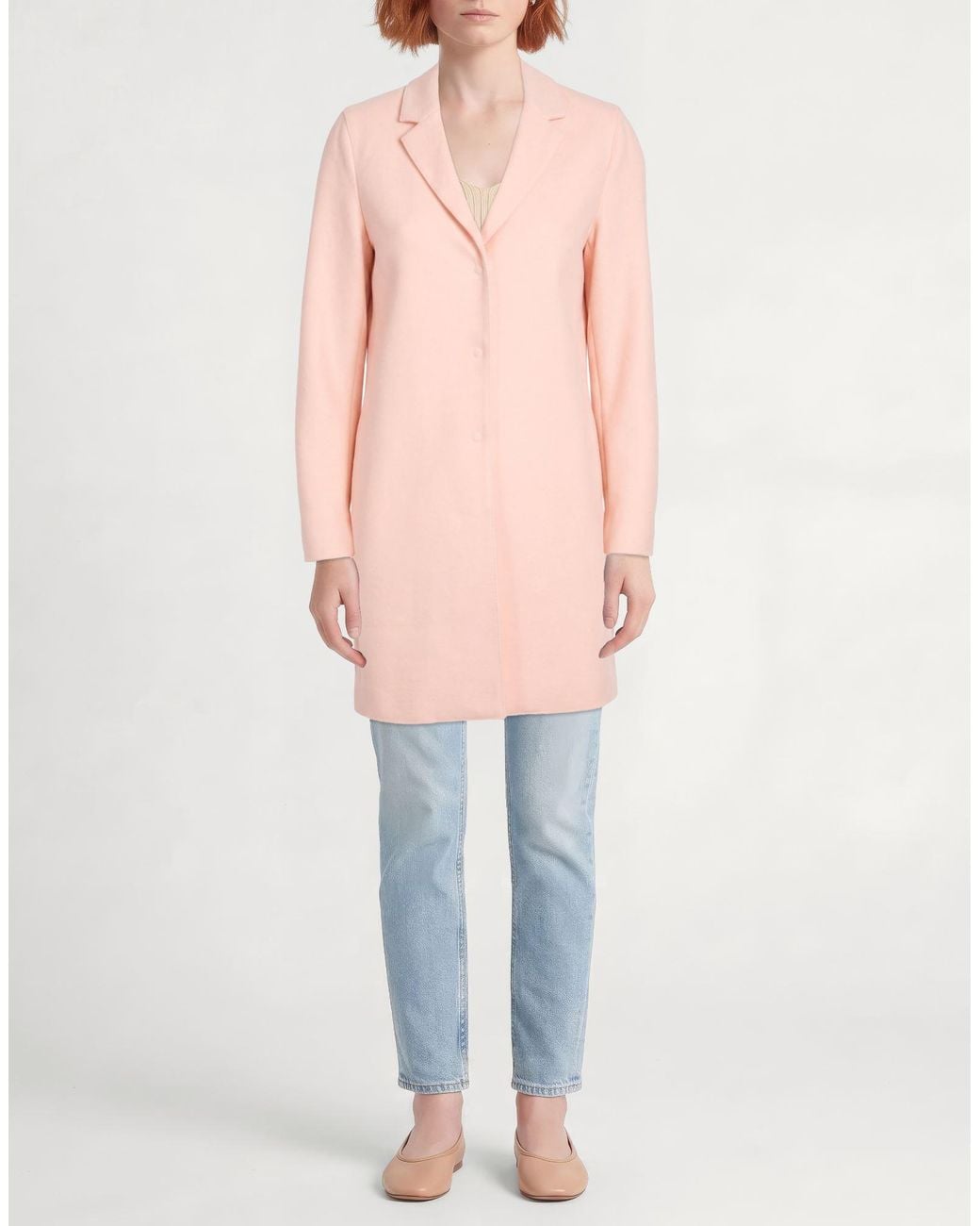 Harris Wharf London Pink Coat