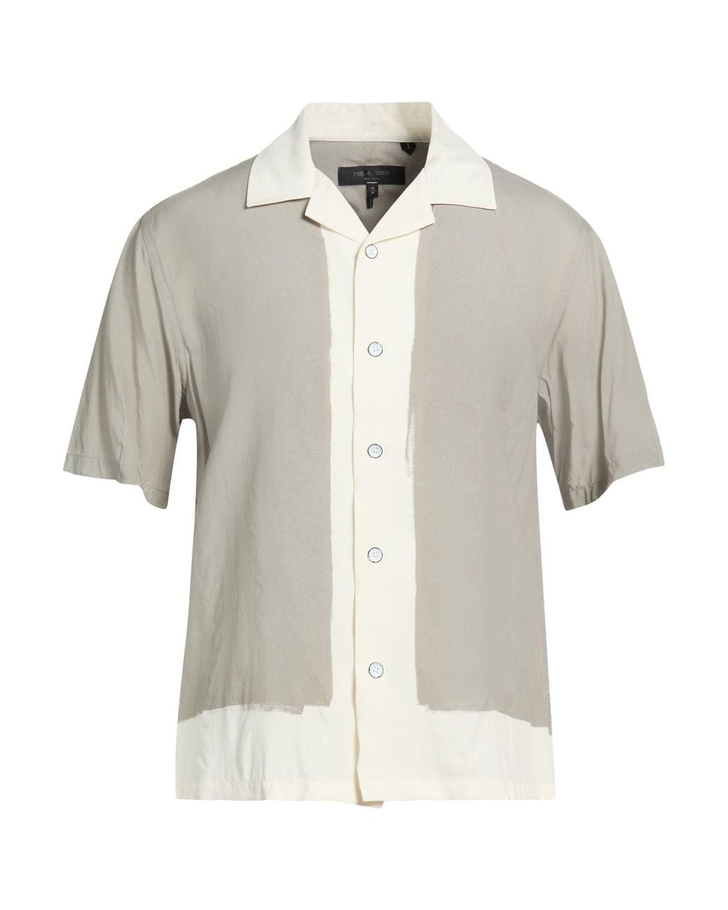Rag & Bone White Shirt Viscose for men