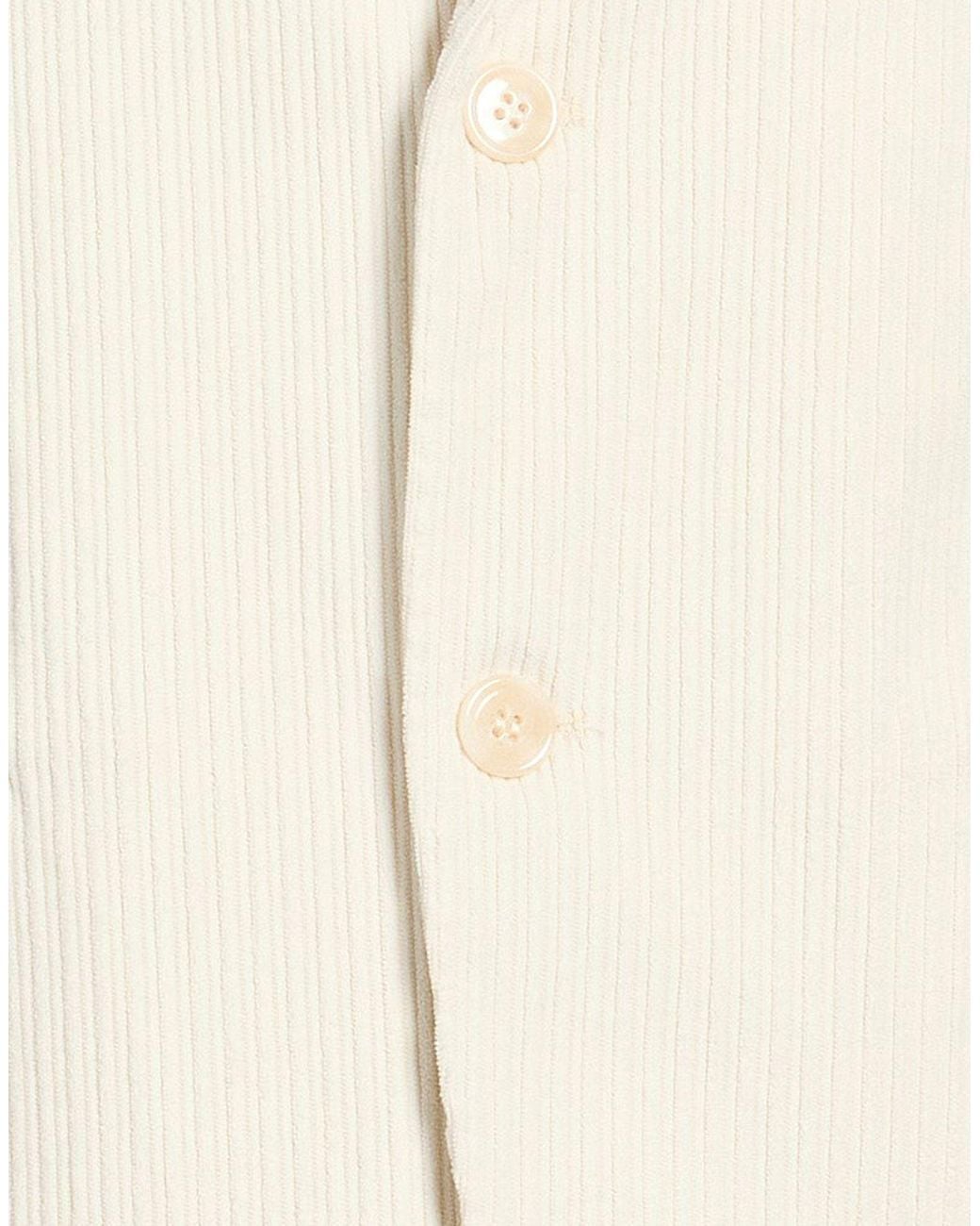 Exte Natural Cream Blazer Cotton, Polyester, Elastane for men