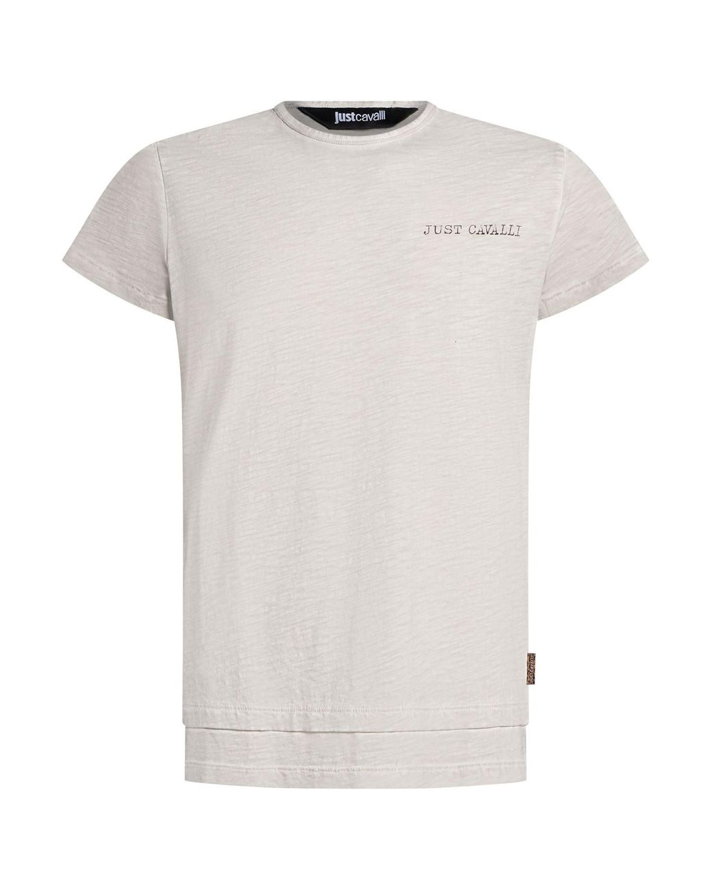 Just Cavalli White Light T-Shirt Cotton for men