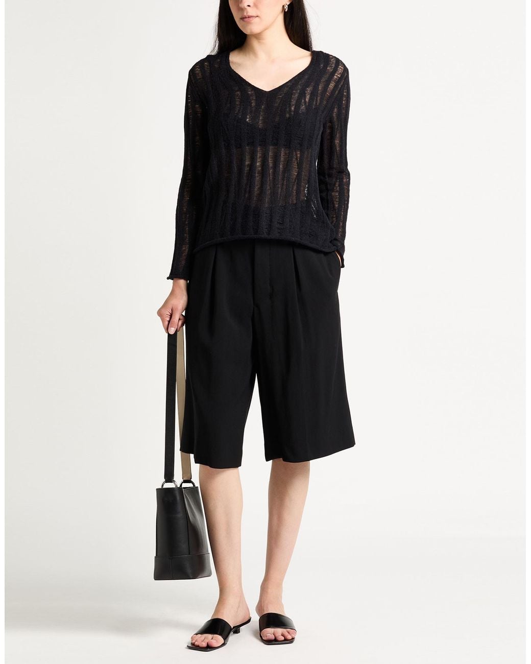 Alpha Studio Black Pullover