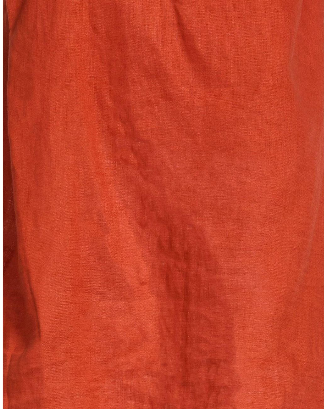 Rust Red Linen Liviana Conti Rust Top Linen in Red | Lyst