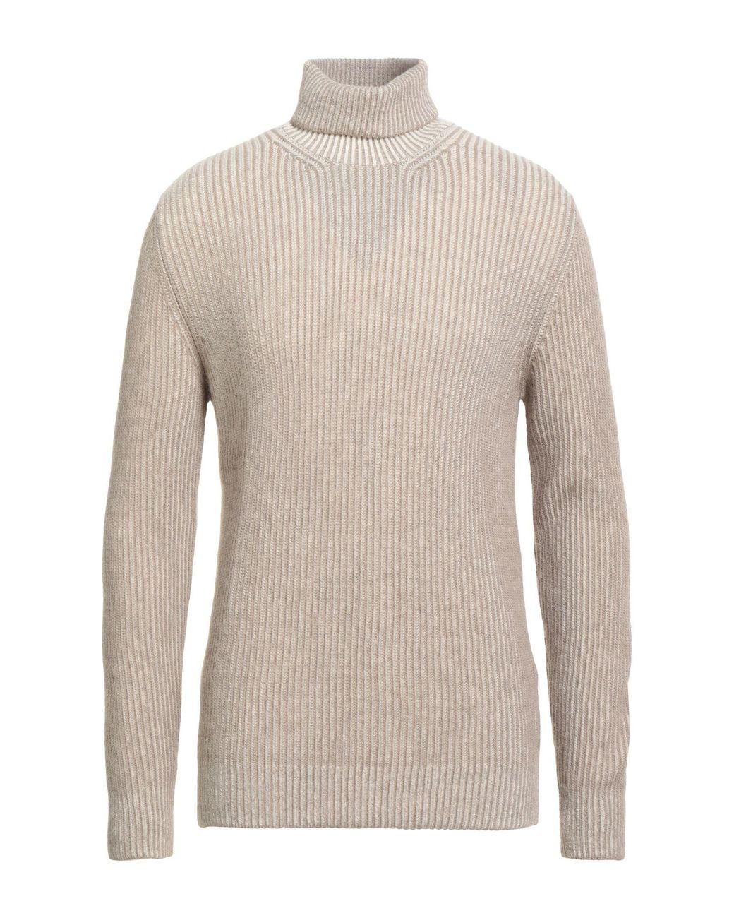 Tagliatore White Turtleneck for men