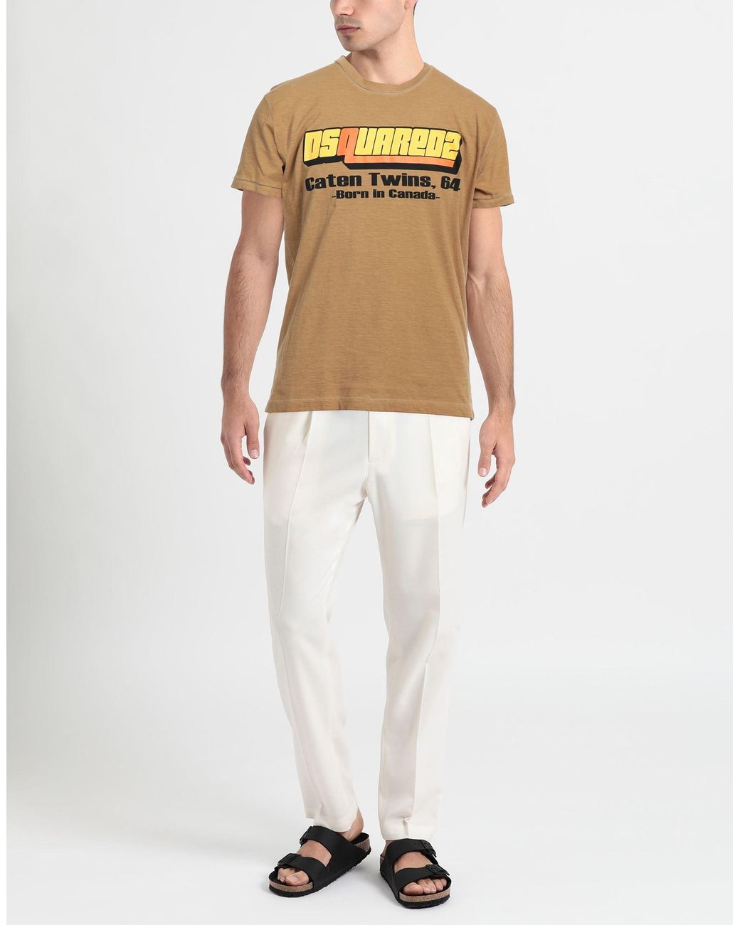 DSquared² Natural T-shirt for men