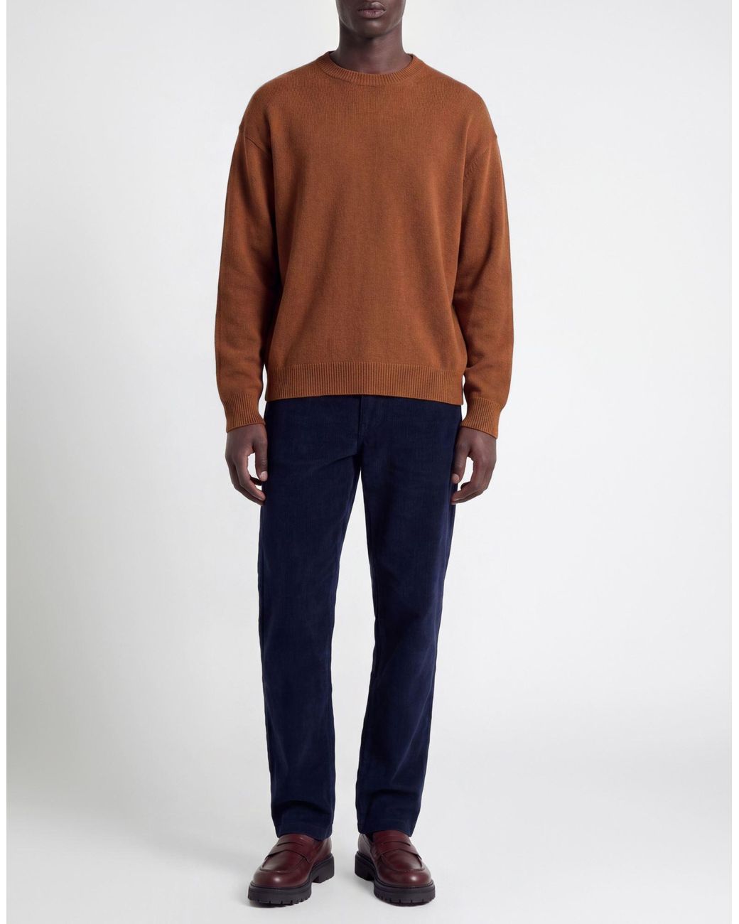 Roberto Collina Brown Jumper for men