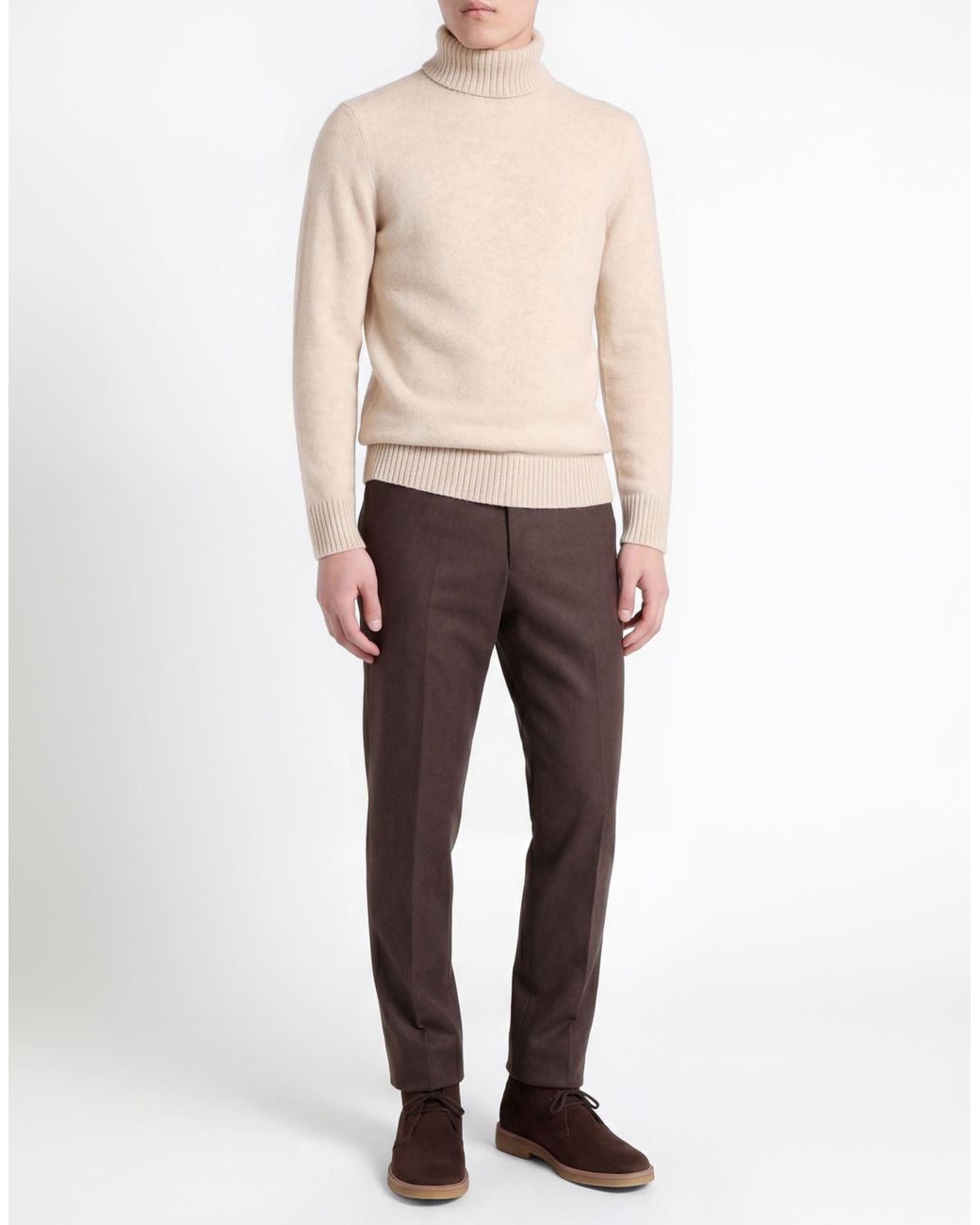 Kangra Natural Turtleneck Cotton, Alpaca Wool, Polyamide, Wool, Elastane for men