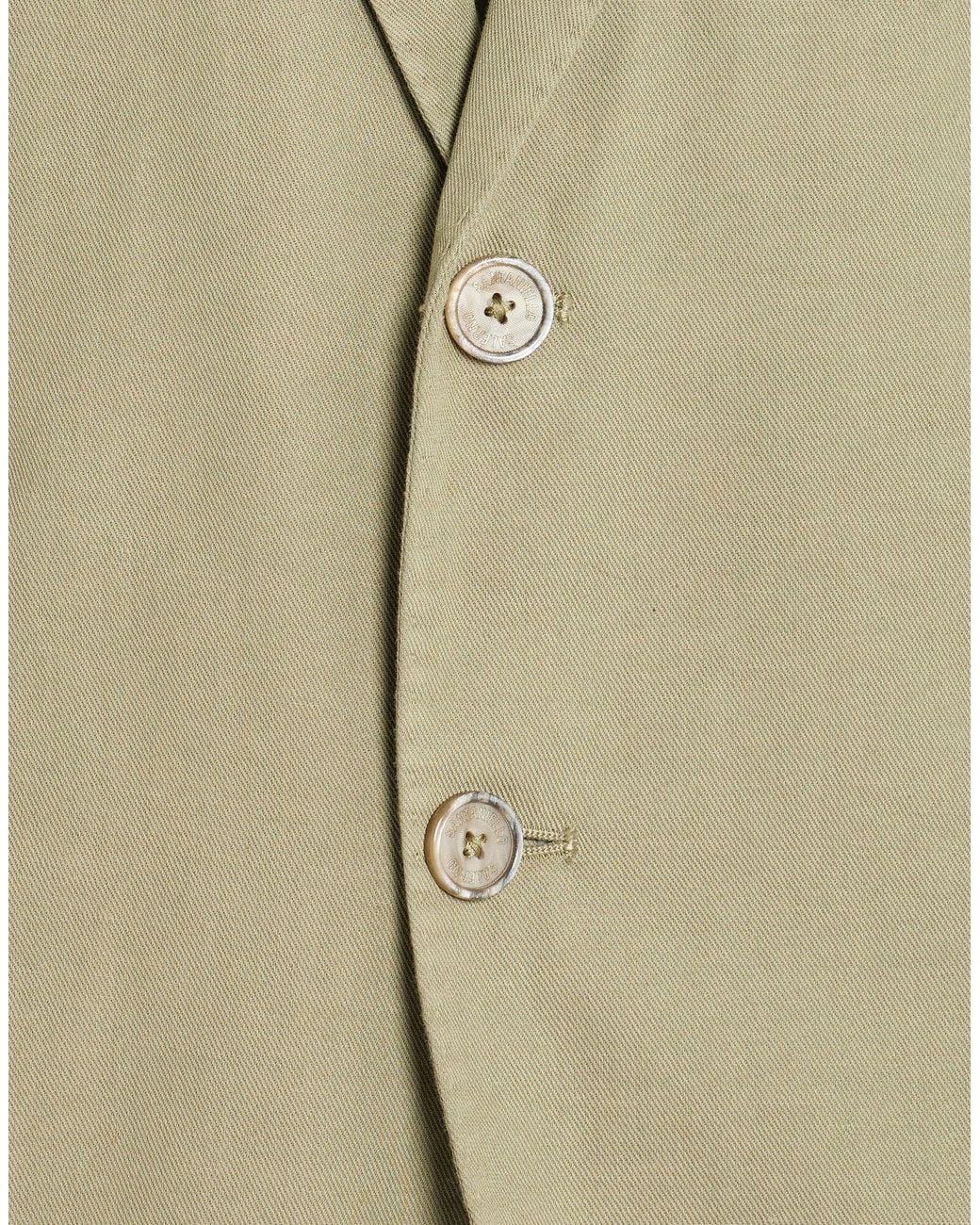 Santaniello Multicolor Military Suit Cotton, Linen for men