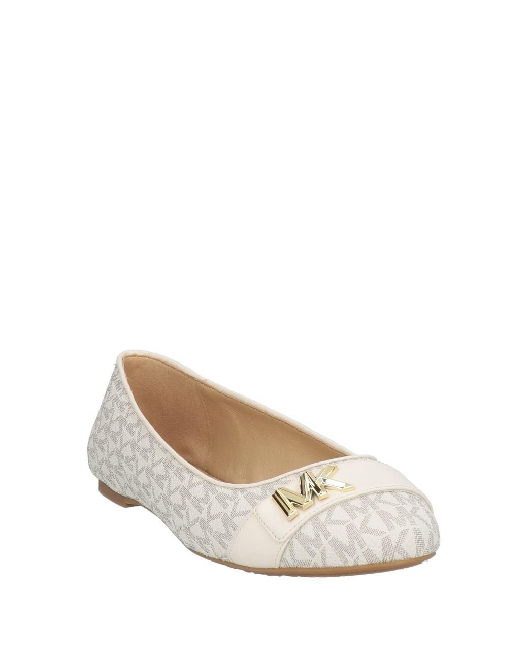 Gold Michael Kors Flats White Flat Michael Kors Red And White