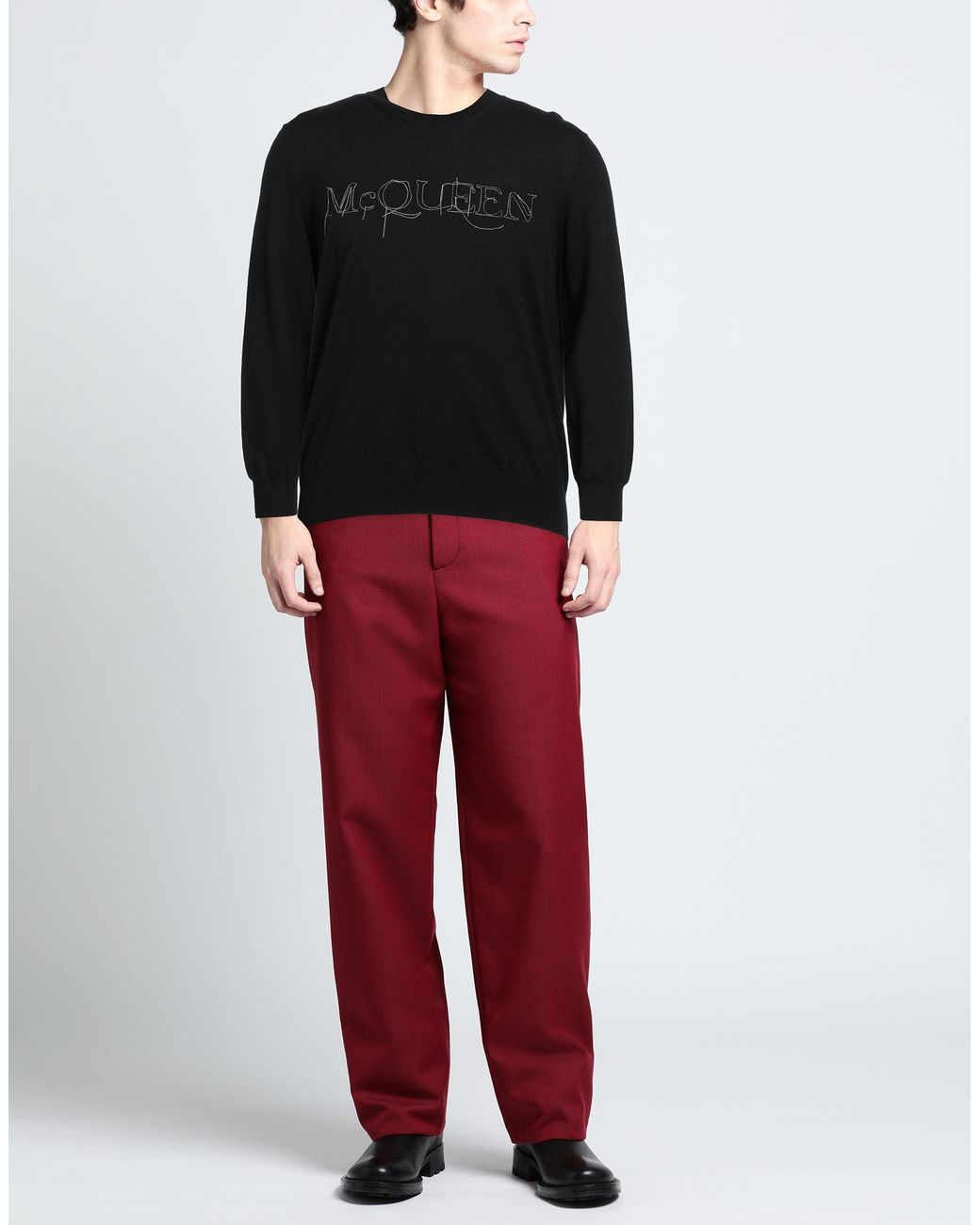 Pullover McQueen de hombre de color Black