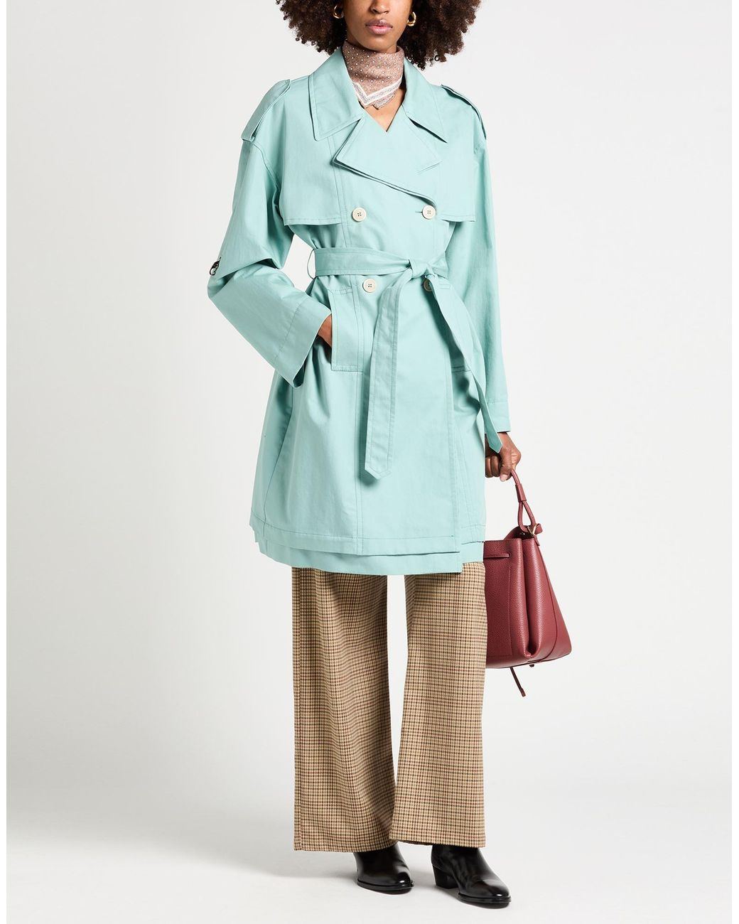 Fay Blue Overcoat & Trench Coat