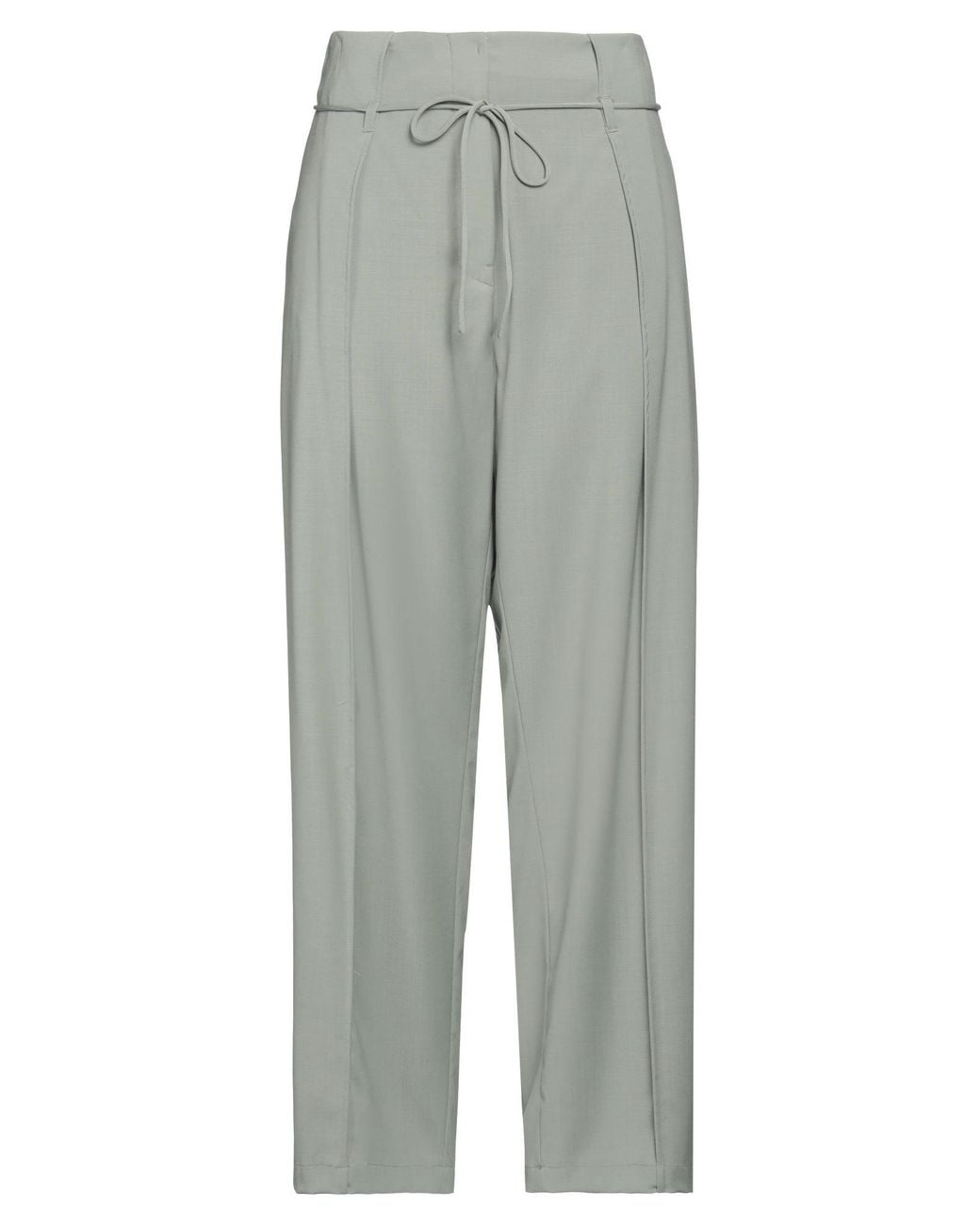 LE17SEPTEMBRE Gray Pants Wool, Polyester, Polyurethane