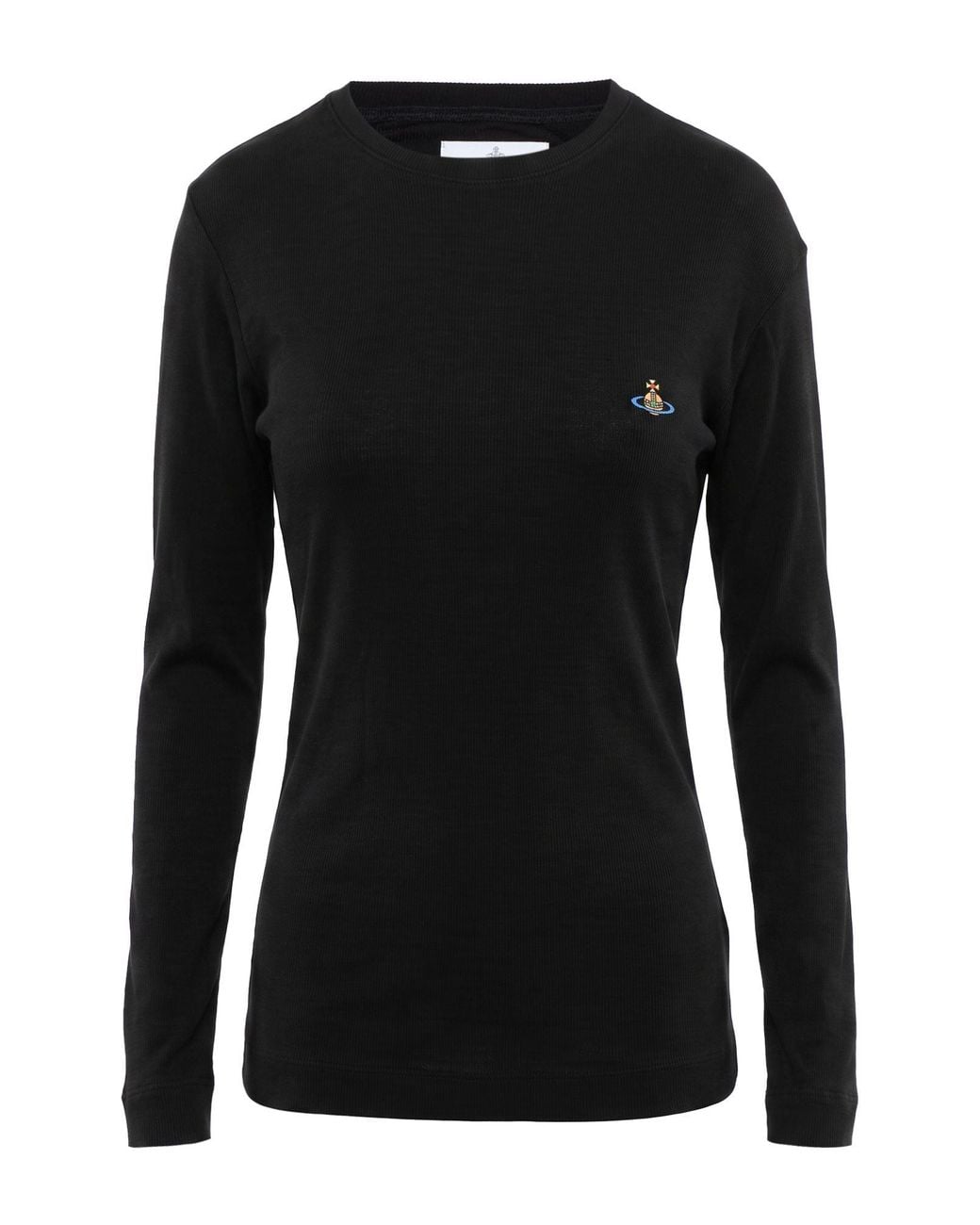 Vivienne Westwood Black Hebo Top T-Shirt Viscose, Elastane