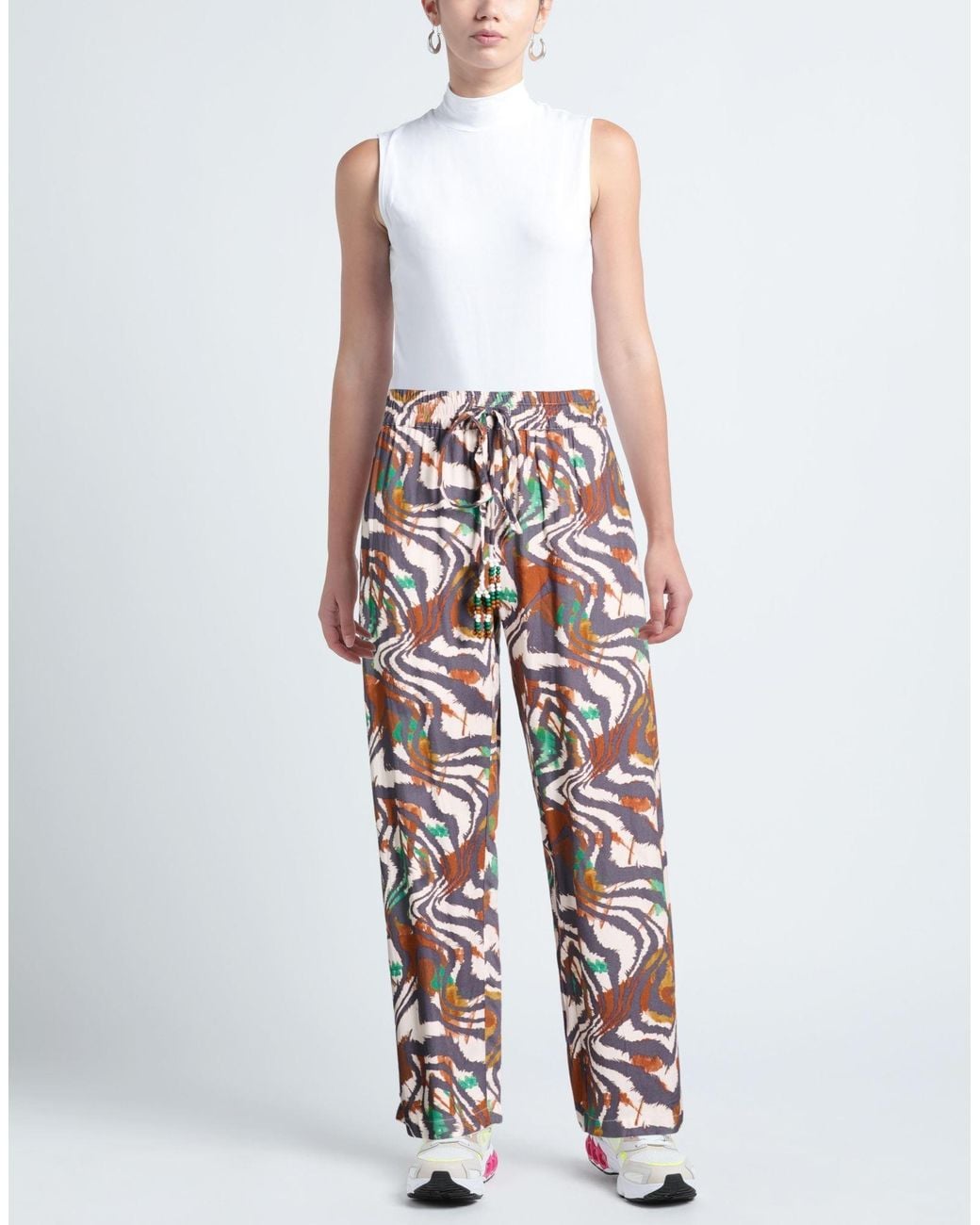 CONNOR & BLAKE White Pants Viscose