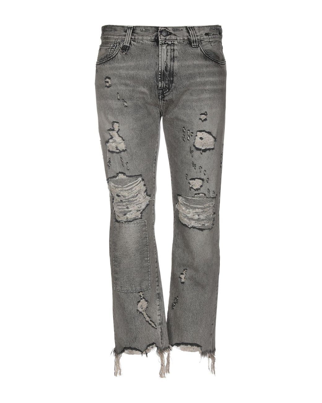 gray denim pants