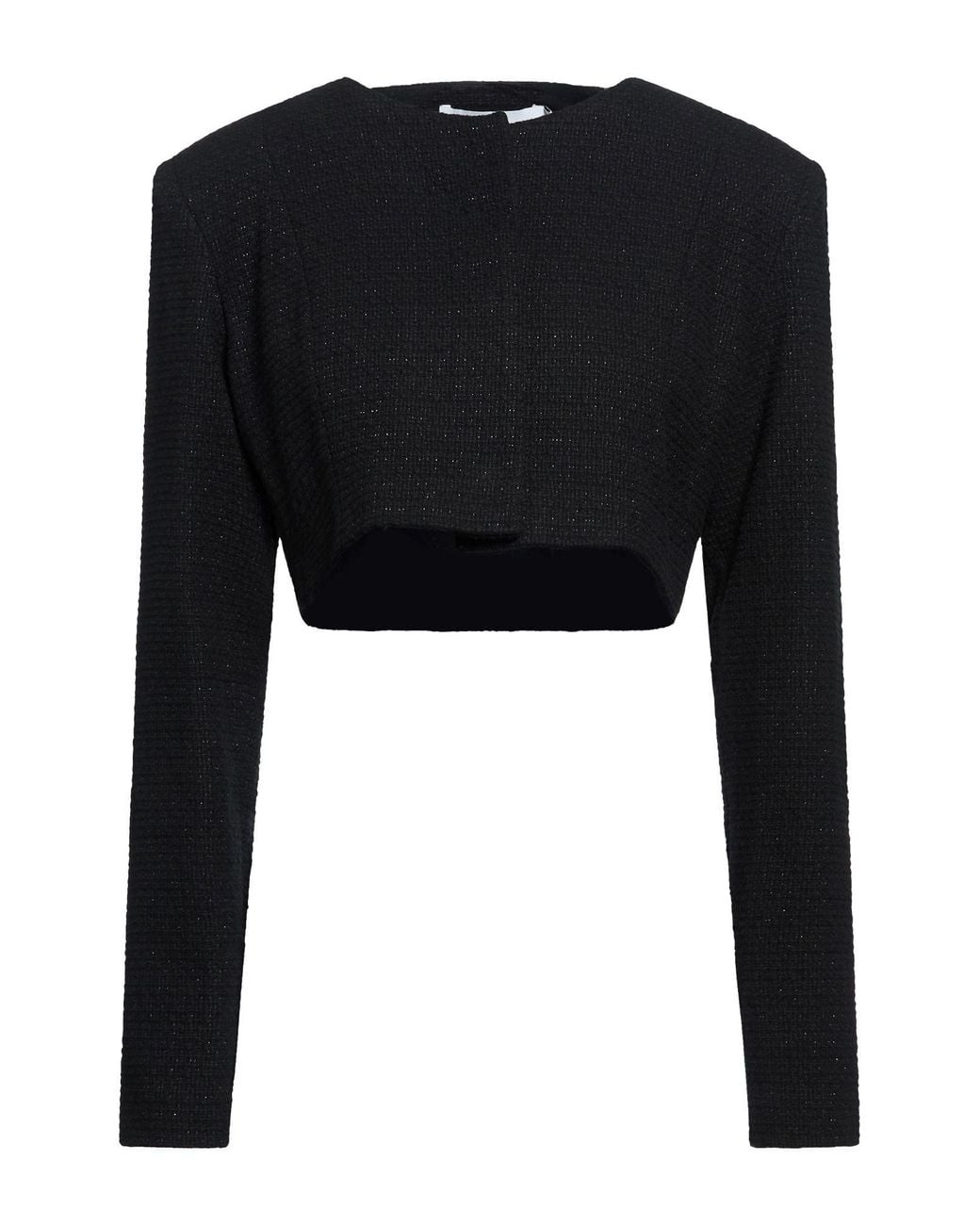 IRO Black Jacket Cotton, Polyester, Polyamide, Metal Fiber