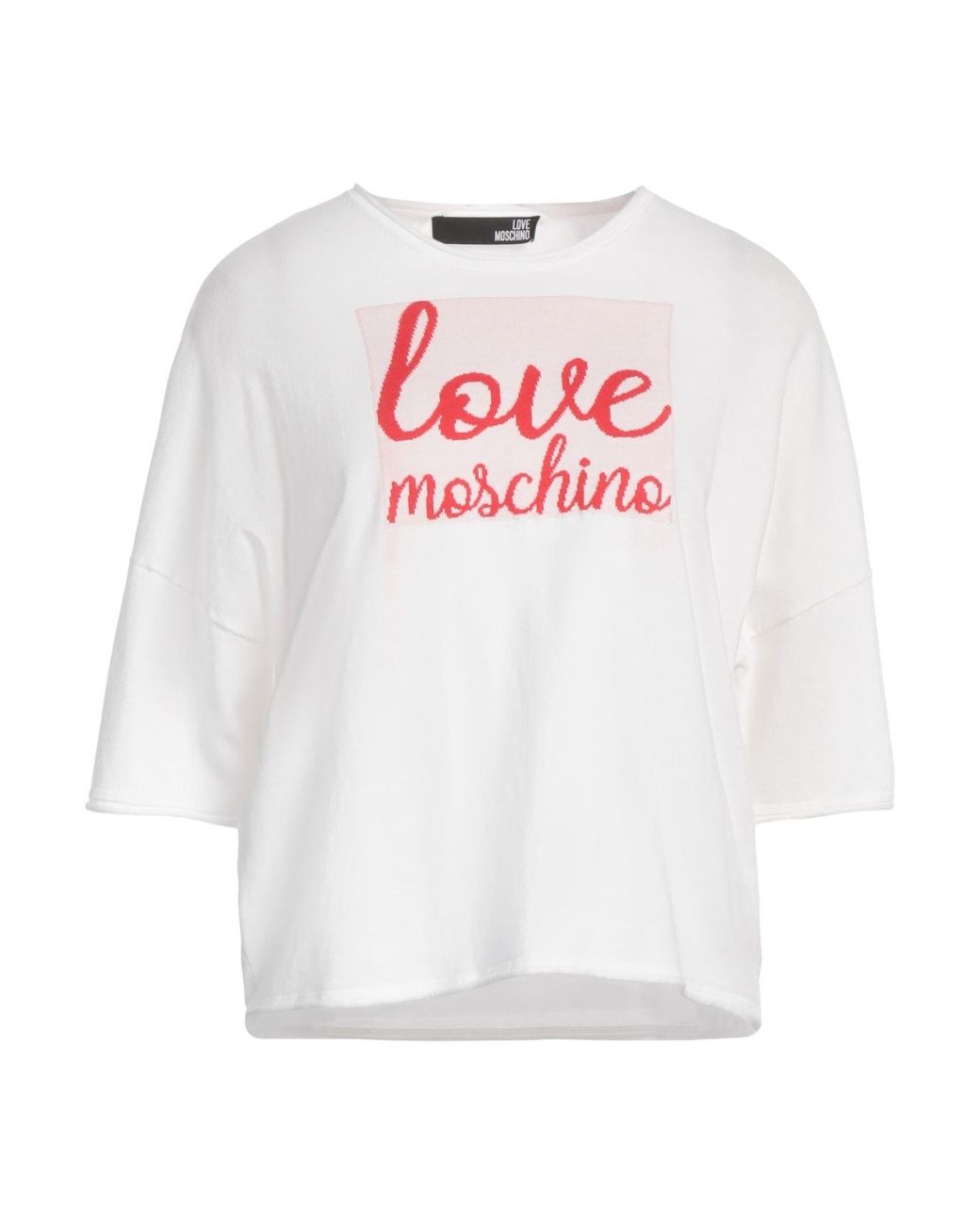 Pullover Love Moschino de color White