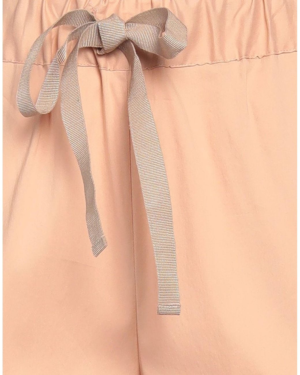 Semicouture Natural Pants Cotton, Polyamide, Elastane