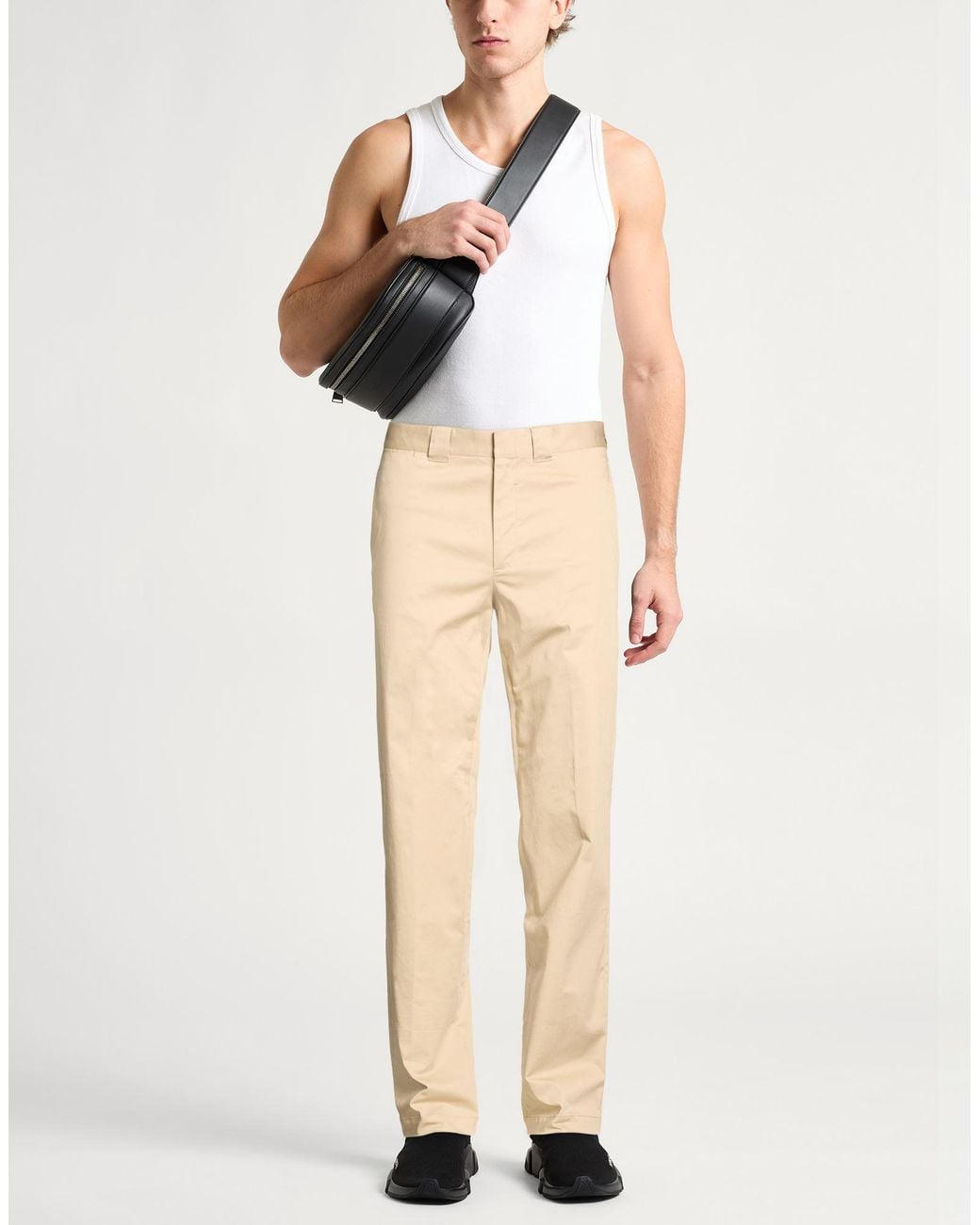 Givenchy Natural Pants Cotton, Elastane for men