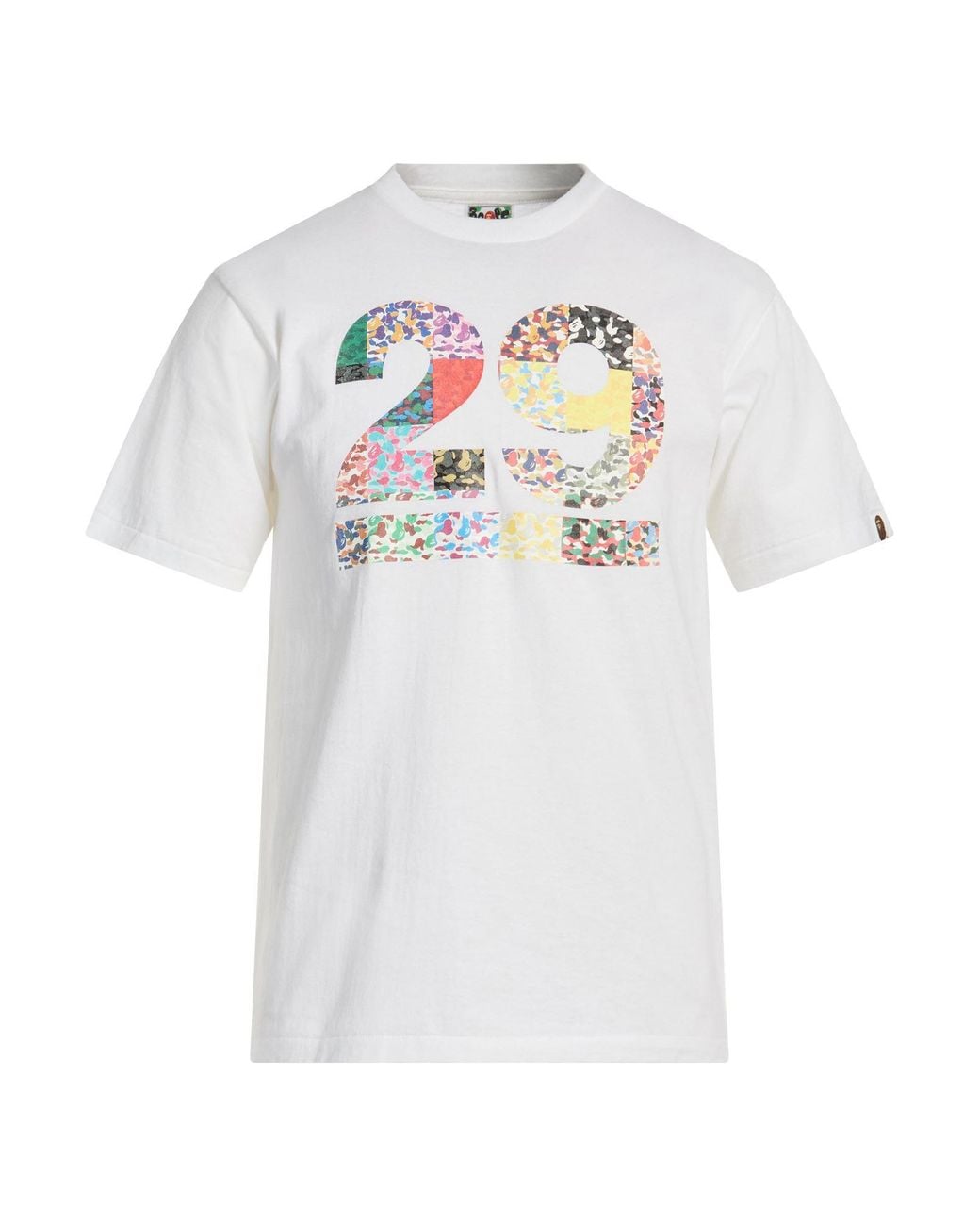 A Bathing Ape White T-Shirt Cotton for men