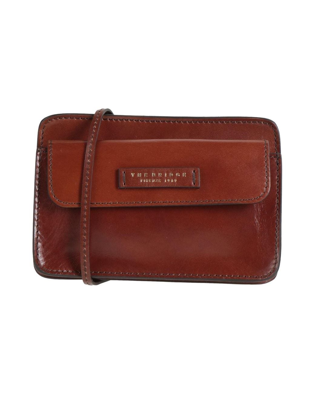 The Bridge Red Cross-Body Bag Leather