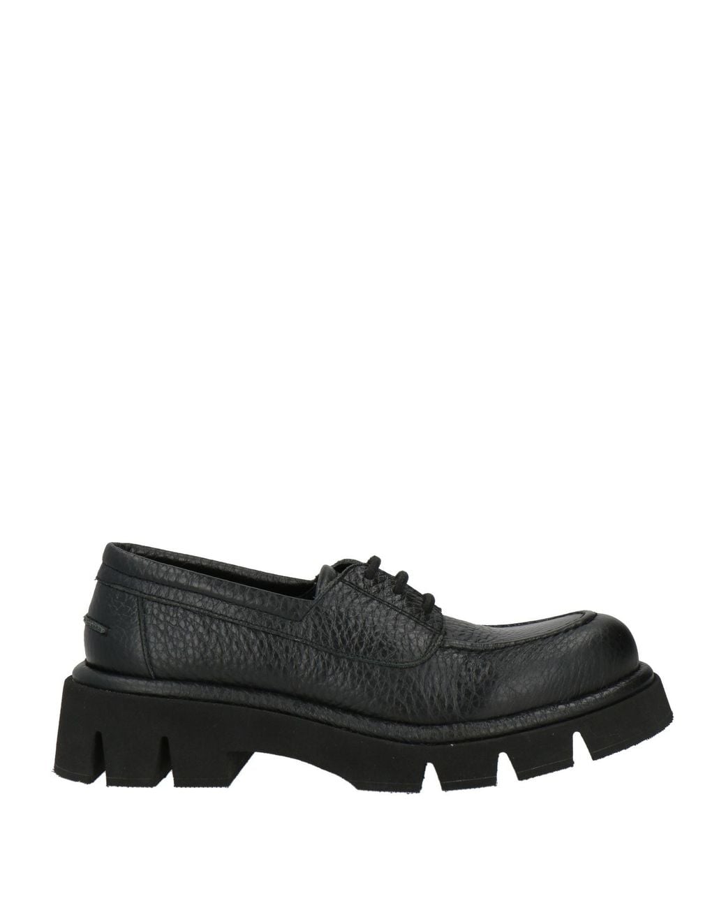 Paloma Barceló Black Lace-Up Shoes