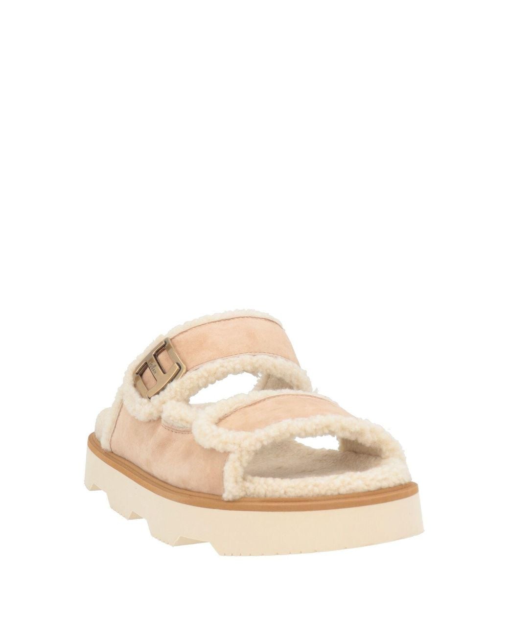 Hogan Natural Sandals Leather