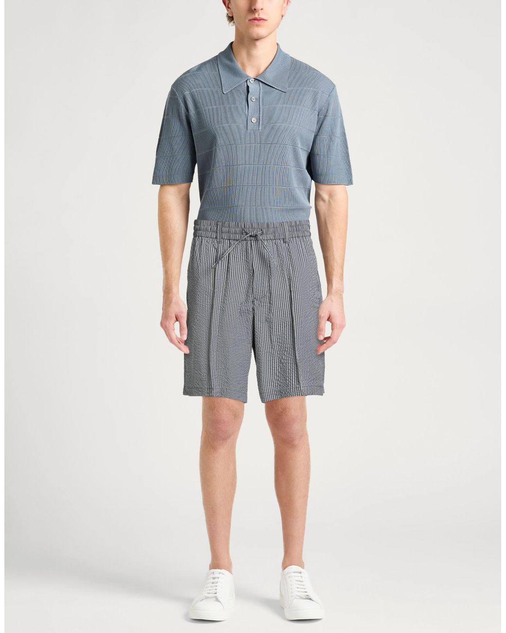 Emporio Armani Gray Shorts & Bermuda Shorts for men