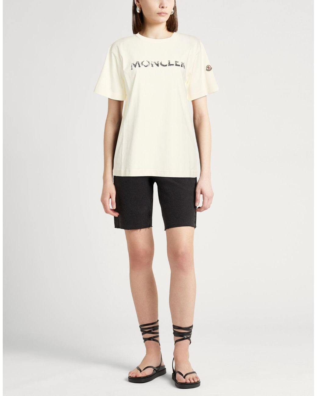 Moncler Natural T-Shirts