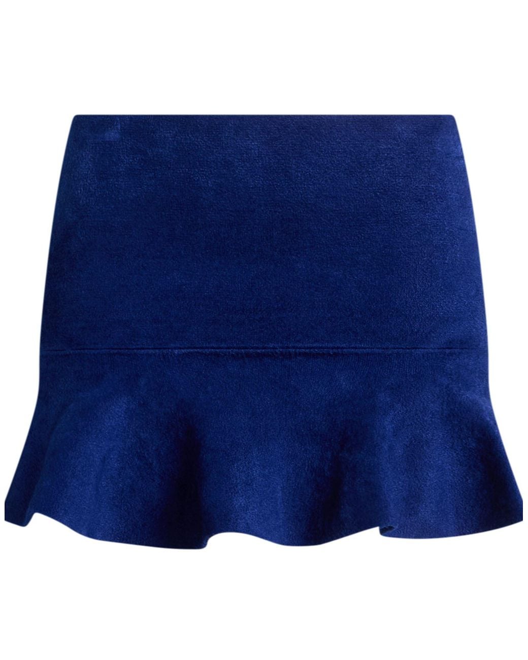 Isabel Marant Blue Mini Skirt Viscose, Polyamide