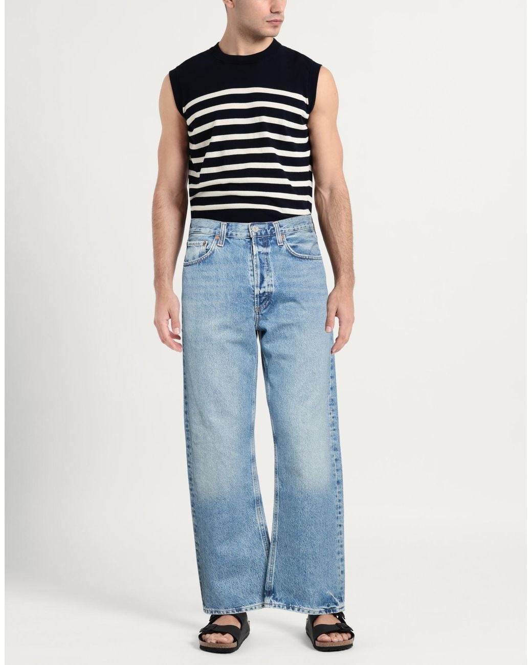Agolde Blue Jeans Recycled Cotton for men