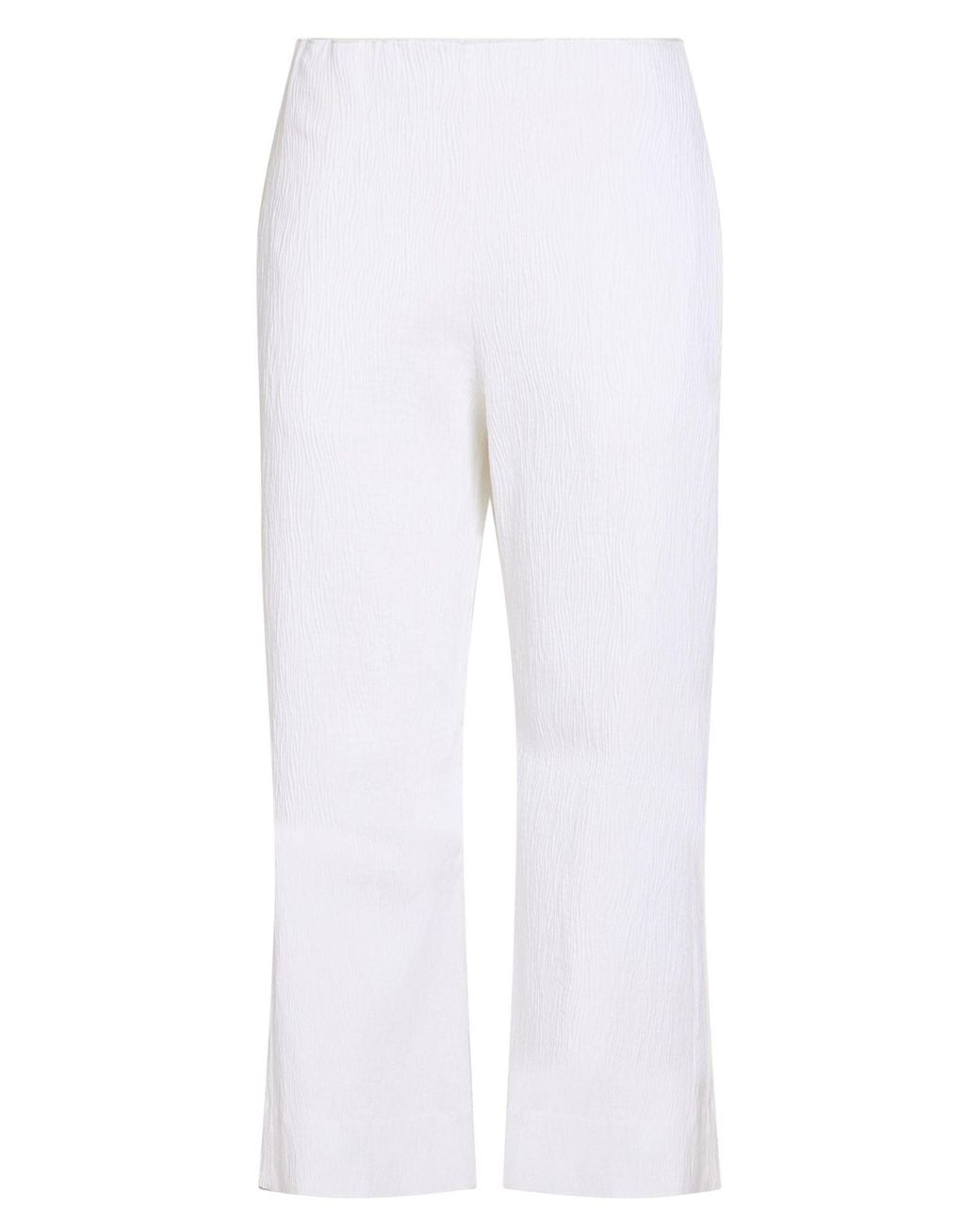 SEVENTY VENEZIA White Pants Cotton, Elastane
