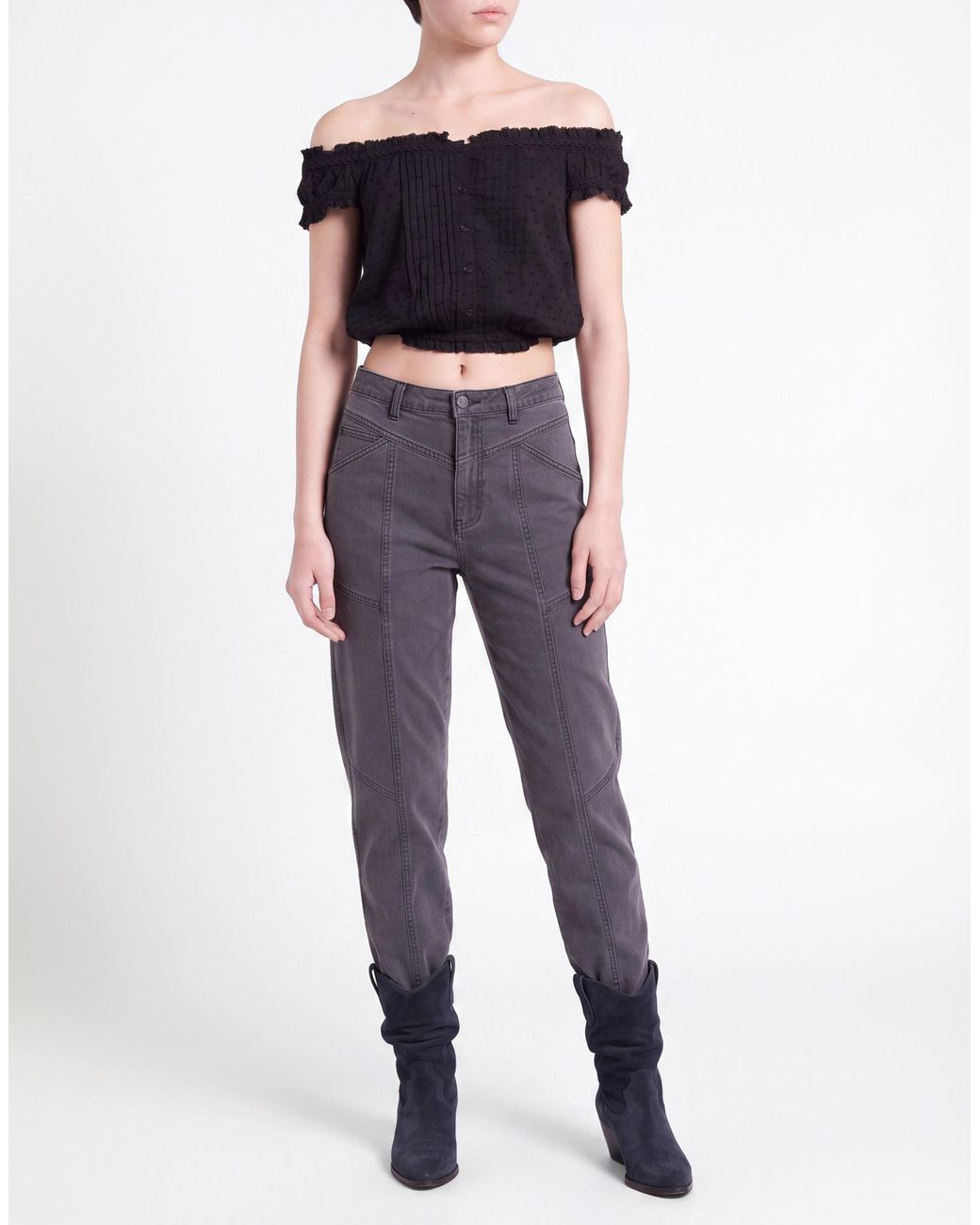 Poupette Black Top Cotton