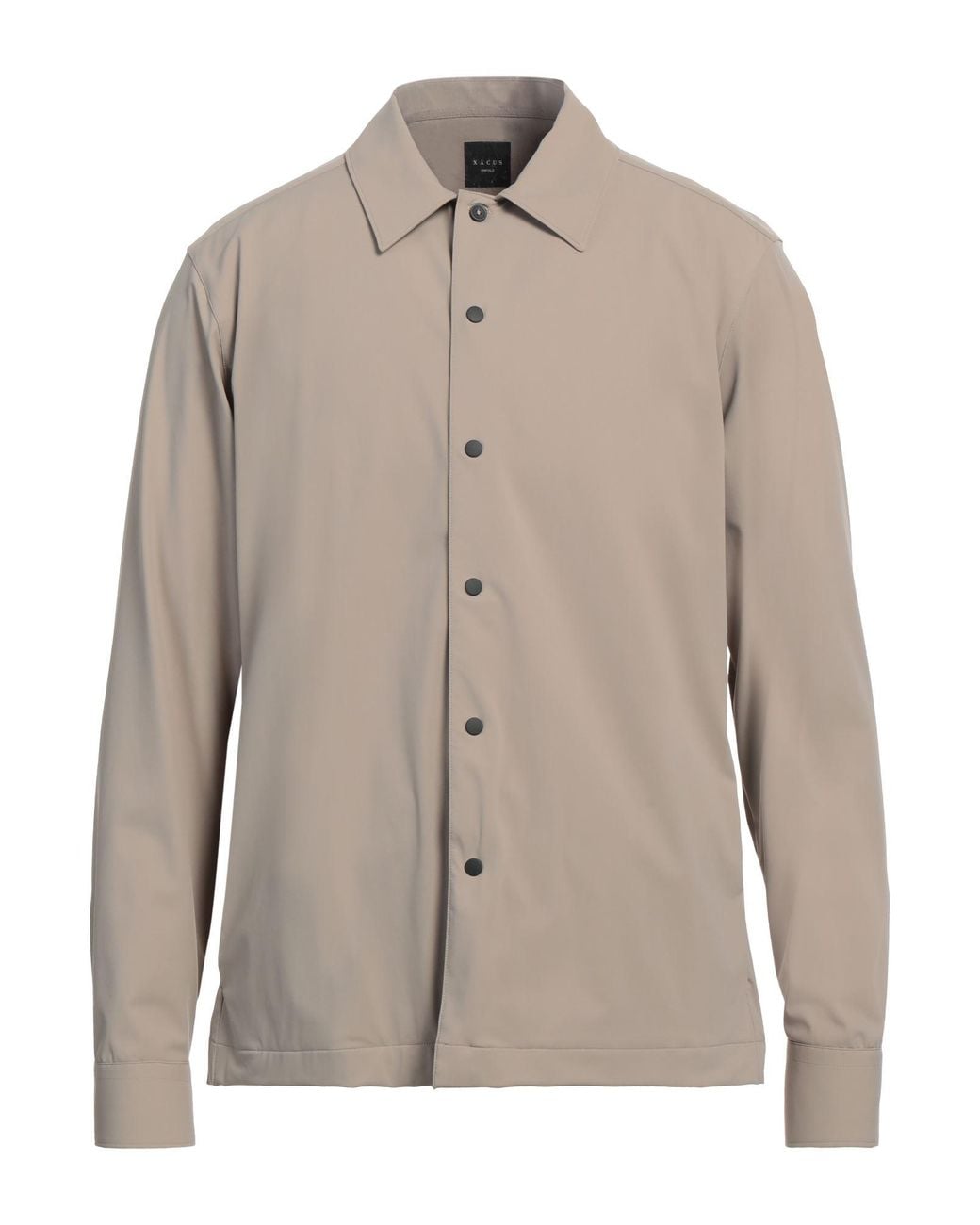 Xacus Natural Khaki Shirt Polyamide, Elastane for men