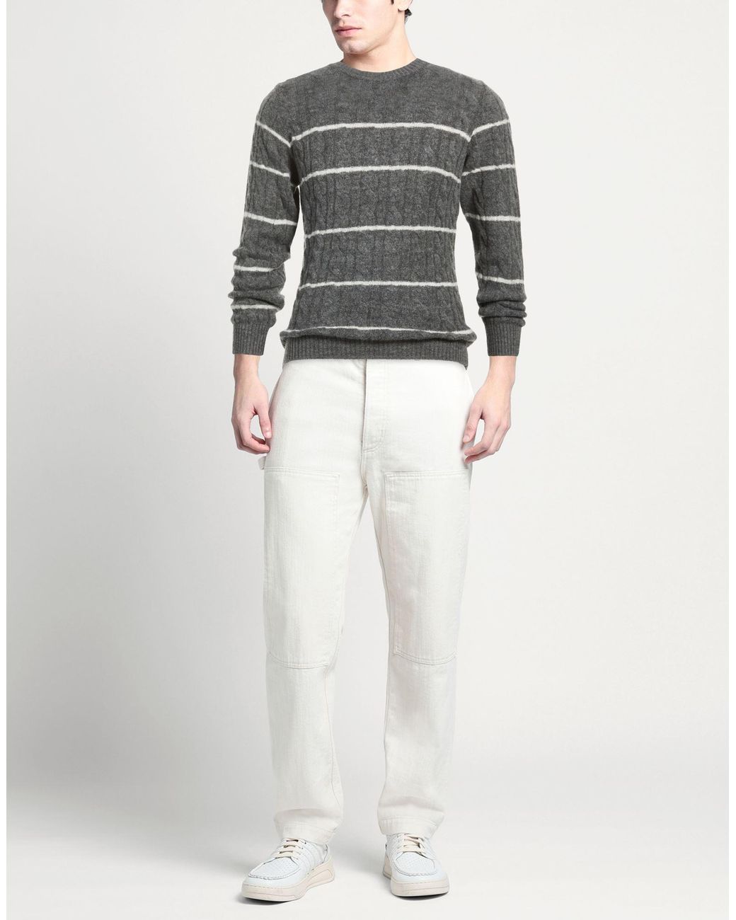 Gazzarrini Gray Sweater Acrylic, Polyester, Elastane for men