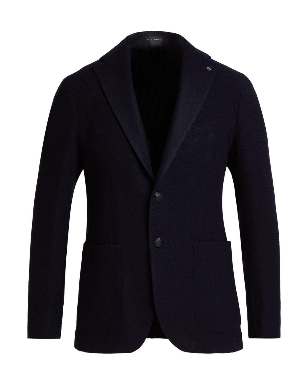 Tagliatore Blue Blazer Virgin Wool, Polyamide for men