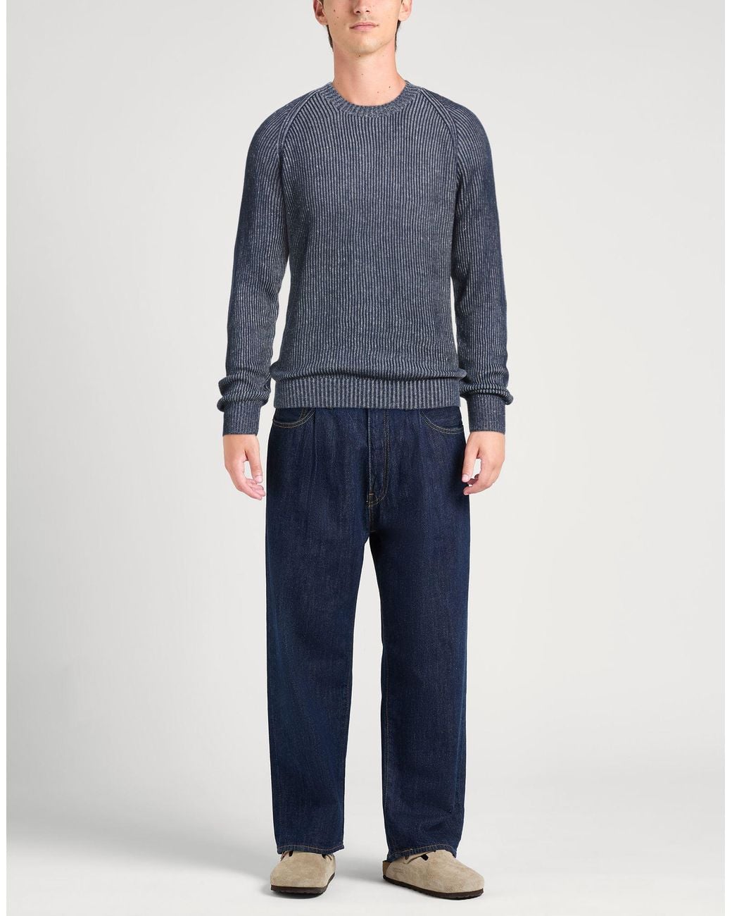 Gran Sasso Blue Jumper for men