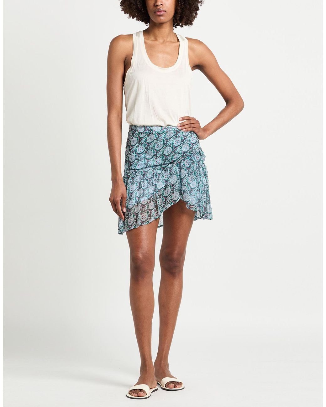 Antik Batik Blue Mini Skirt