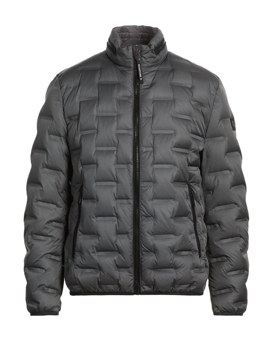 Milestone Gray Puffer Polyester, Polyamide for men