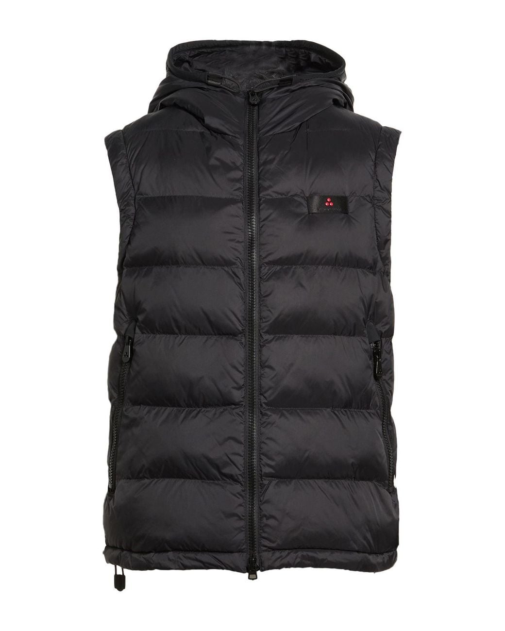Peuterey Black Vest Polyamide for men