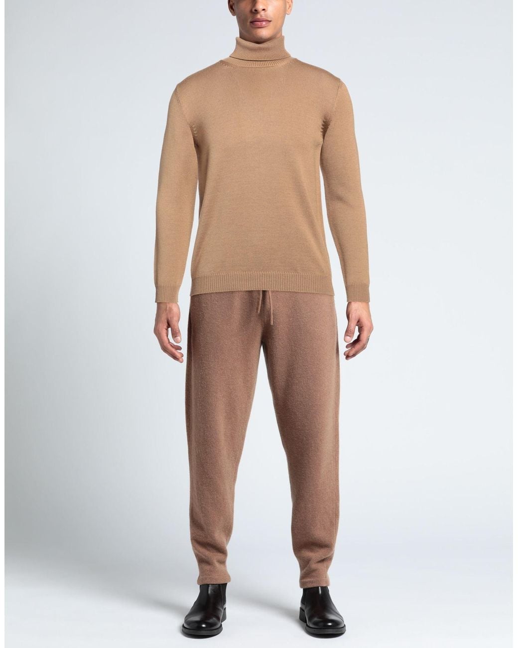 Roberto Collina Natural Turtleneck for men