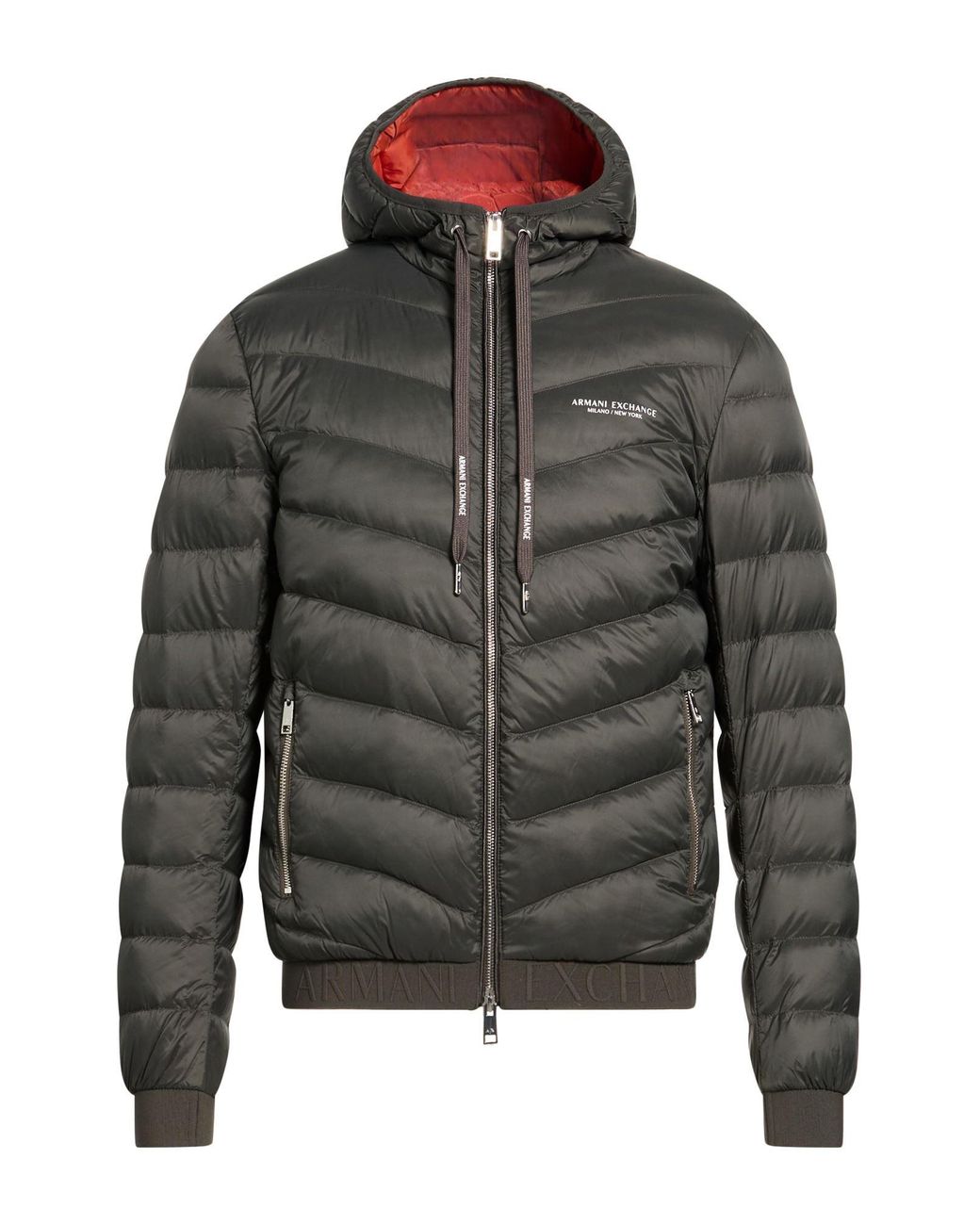 ARMANI EXCHANGE Gray Puffers for men