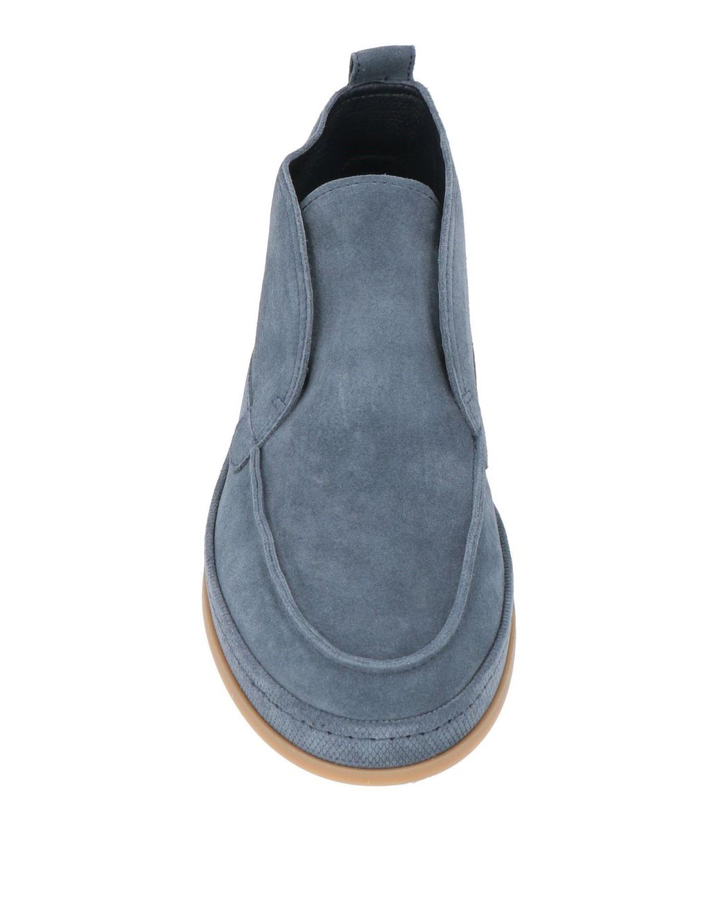 Hogan Blue Ankle Boots Leather for men