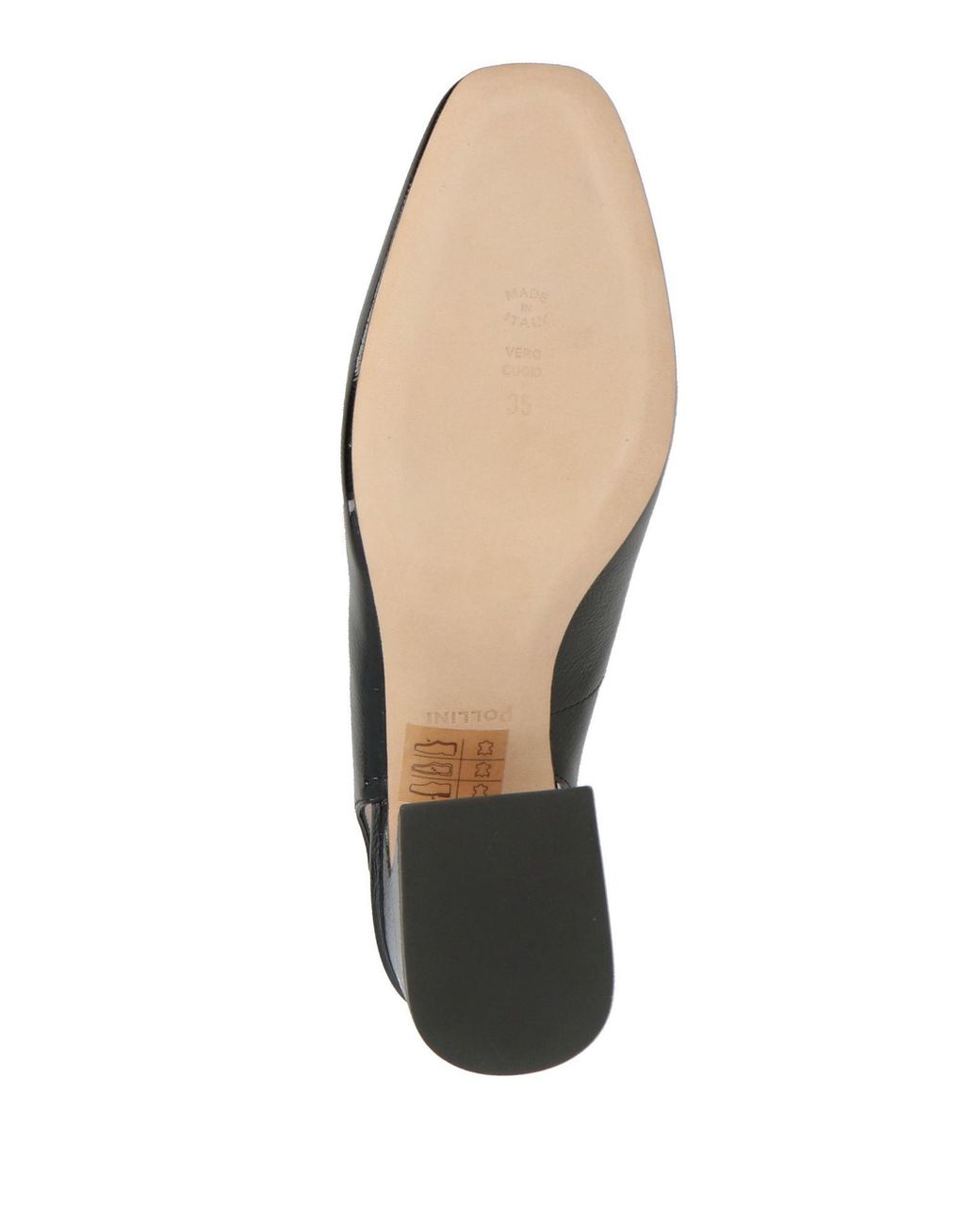 Pollini Black Pumps Leather