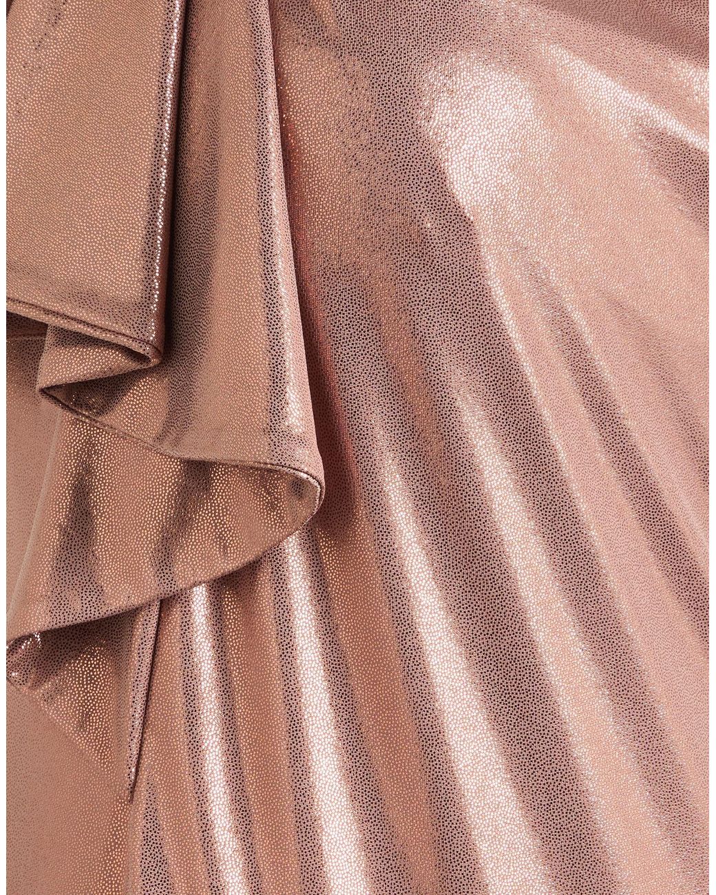 Siste's Metallic Maxi Dress Polyester, Elastane