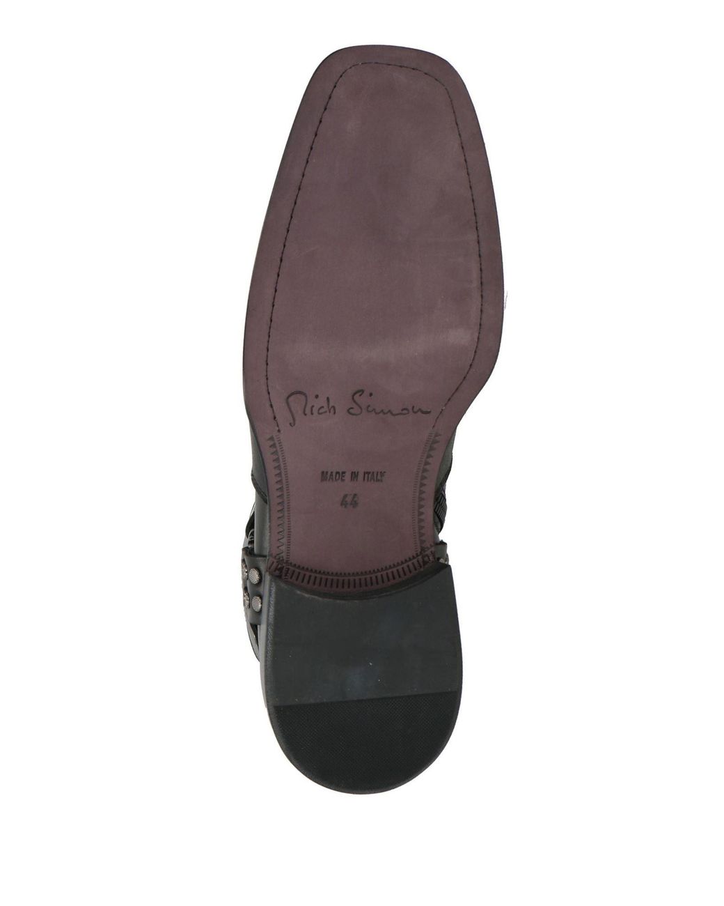MICH SIMON Black Ankle Boots for men
