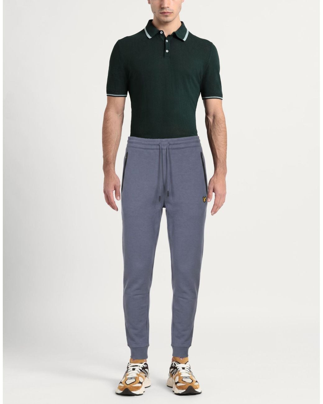 Lyle & Scott Blue Trouser for men