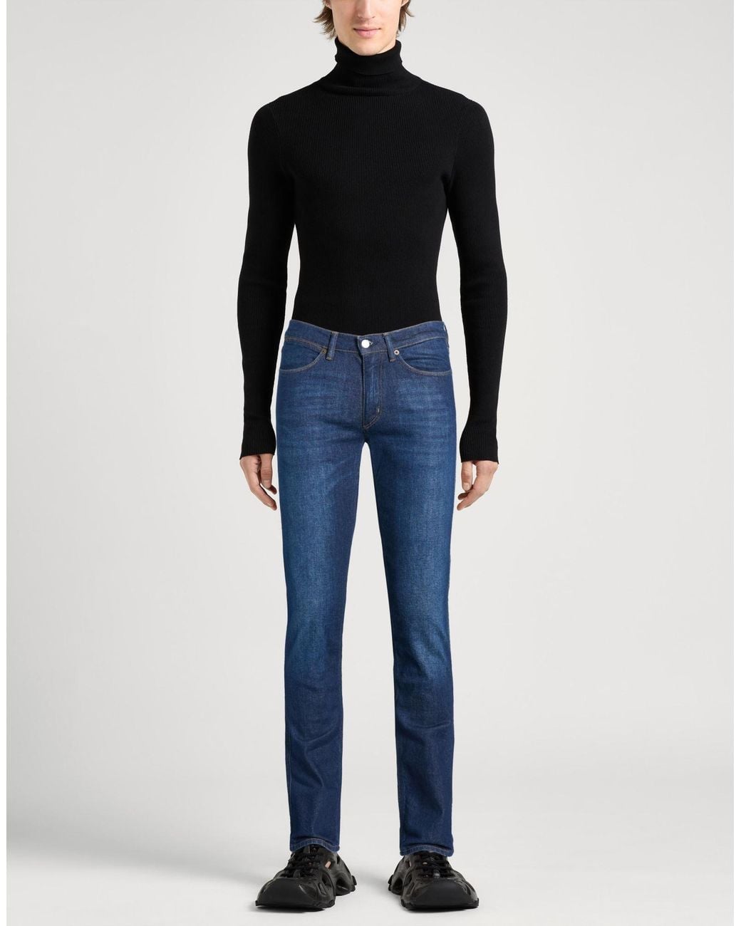 Acne Blue Jeans Cotton, Elastane for men