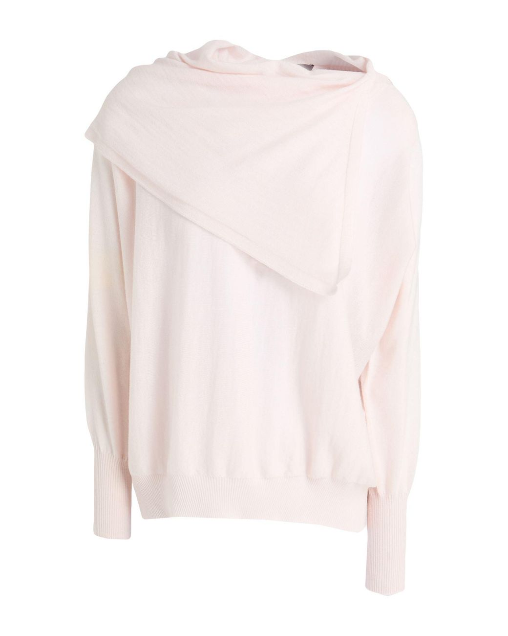 D.exterior Pink Light Turtleneck Wool