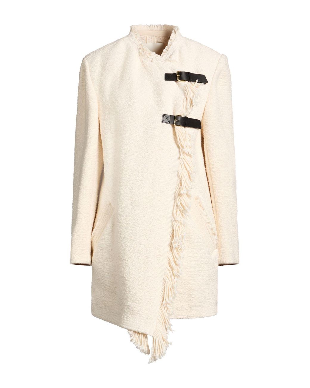 Isabel Marant Natural Coat Cotton, Linen, Polyester