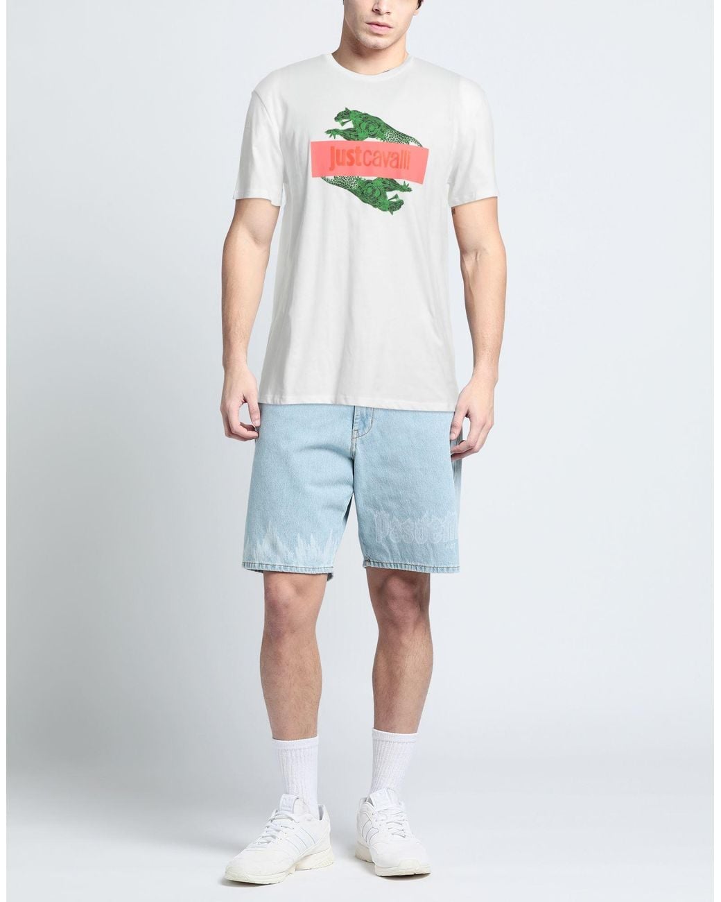 Just Cavalli White T-shirt for men
